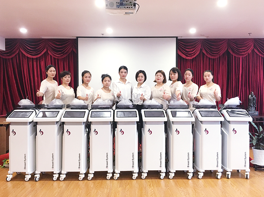 兰芬时代美容仪器_亮而彩丰胸仪器合作案例
